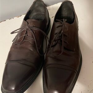 Kenneth Cole Dark Brown Leather Oxfords